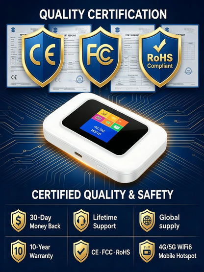 🥳2026 HOT SALE🥳💞50K+ SOLD!📶🌐 Mobile Hotspot – Portable WiFi, full coverage anywhere. No contract, no setup. Stay connected on the go! 📱✨