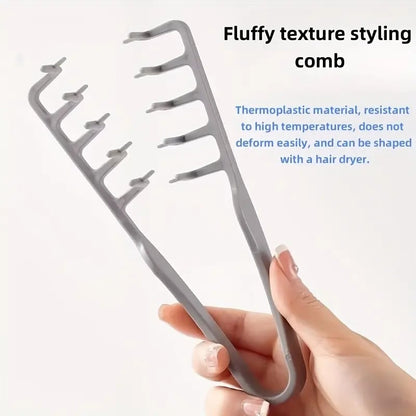 💨 Puff-Texture Styling Comb | Instant Root Lifter & Volumizer for That Blowout Look at Home