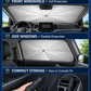 ✨️Last Day 50% OFF - 2026 Upgraded Car Windshield Sun Shade Umbrella