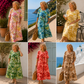 🎨 6 Stunning Floral-Abstract Prints – One Dress, Six Summer Moods. Limited Offer!  Free Shipping!