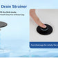 Hibbent Upgraded 3-in-1 Bathroom Sink Drain Strainer, Universal Pop-Up Plug, Removable Stainless Steel Basket-Style Hair Catcher