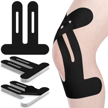 🎯30k+Sold Pre-Cut Knee Kinesiology Tape | Easy Application, Joint Support & Pain Relief
