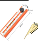 📏 Multifunctional Marking Level Ruler | 3-in-1 Measuring Tool with Bubble Level & Scribing Guide |DEPTH GAUGE