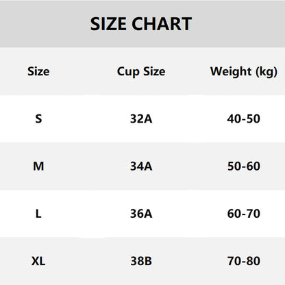 Women's Front Closure Seamless Back Support Posture Bra