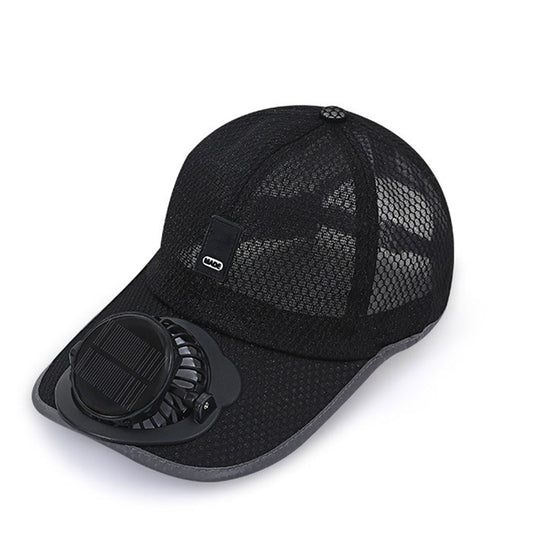 🌬️🧢 Solar Powered Fan Baseball Cap – Breathable & Cooling Summer Hat