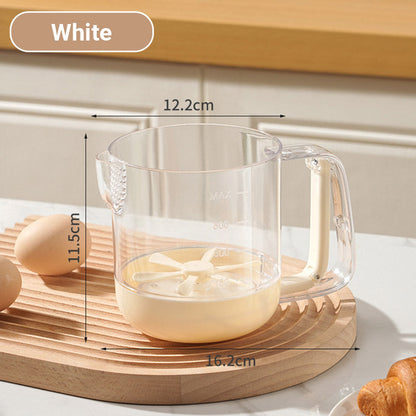🔥50% OFF 🔥Multifunctional Hand-Pressed Egg Stirring Cup with Measuring Scale