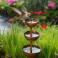 🔥HOT SALE 🔥 50% OFF 3-Tier Rustic Metal Bird Feeder & Drinker Stake