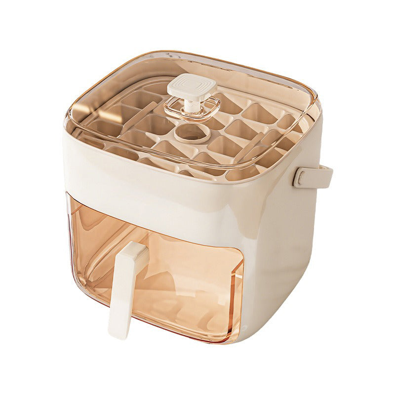 🔥 HOT SALE 🔥50%OFF 2-in-1 Ice Cube Maker with Storage Bin