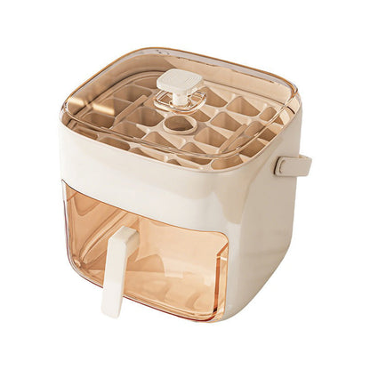🔥 HOT SALE 🔥50%OFF 2-in-1 Ice Cube Maker with Storage Bin