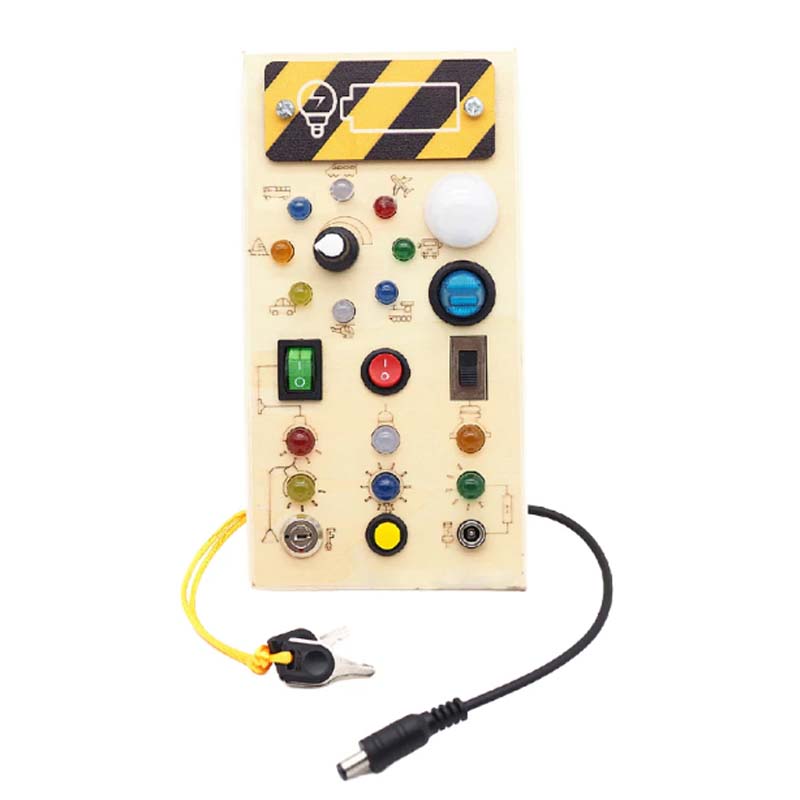 🔥HOT SALE 🔥 50% OFF Wooden Busy Board Toys with LED Lights