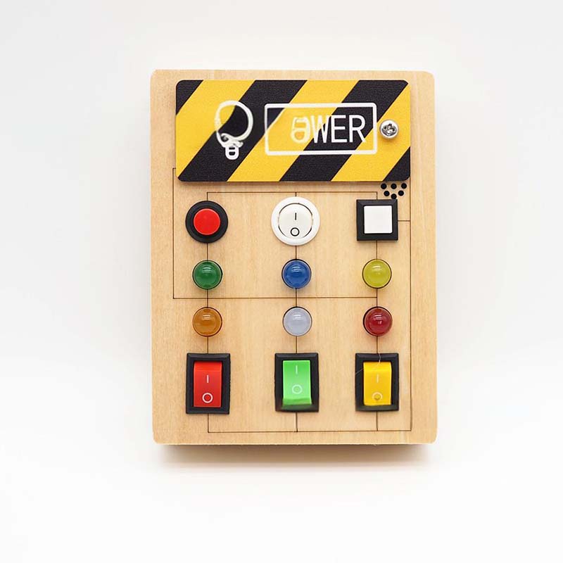 🔥HOT SALE 🔥 50% OFF Wooden Busy Board Toys with LED Lights