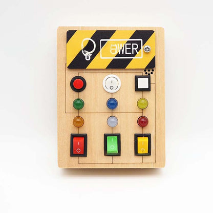 🔥HOT SALE 🔥 50% OFF Wooden Busy Board Toys with LED Lights