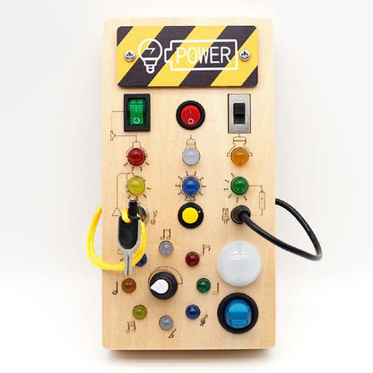 🔥HOT SALE 🔥 50% OFF Wooden Busy Board Toys with LED Lights