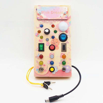 🔥HOT SALE 🔥 50% OFF Wooden Busy Board Toys with LED Lights