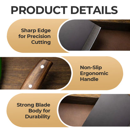 50% OFF🥩 Razor-Sharp Kitchen Knife | Built to Last | Premium German Steel Chef Knife for Home Cooks