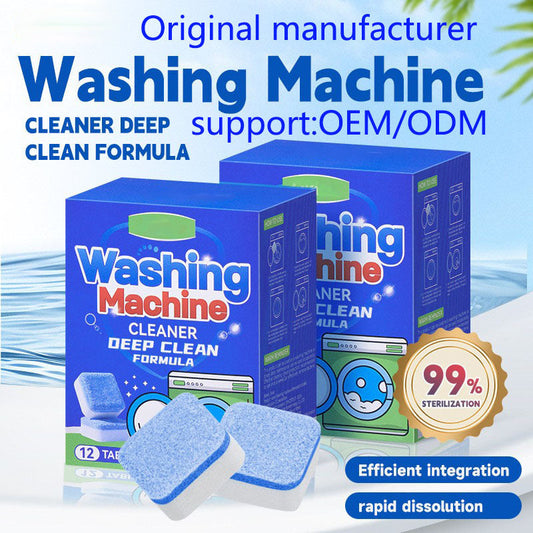 50%OFF 🧼 Washing Machine Cleaner Tablets 🔥Deep Clean & Deodorize Front Loader