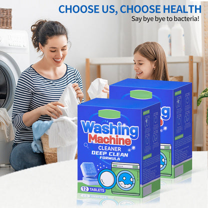 50%OFF 🧼 Washing Machine Cleaner Tablets 🔥Deep Clean & Deodorize Front Loader
