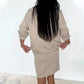 Women's Casual Crewneck Sweatshirt Dress