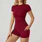 🧘‍♀️ Women's High-Stretch Top & Shorts Set 💪Ultra-Soft 2-Piece Lounge Set 🌞Casual