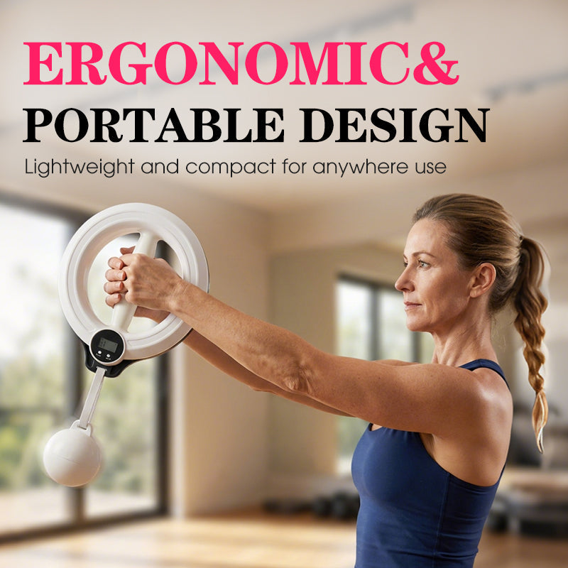 🎯 360° Forearm Trainer with Counter | Track Every Rep | Strengthen Grip, Wrist & Arm