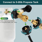 🔥 Propane Level Indicator for 5-20lb Tanks | Magnetic Gas Gauge for Grill, RV & Heater