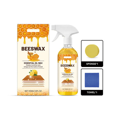 🐝 All-in-One Wood Seasoning & Polishing Beeswax Spray | Clean, Restore & Protect
