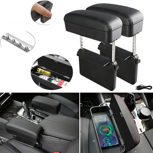 HOT SALE🔥 Multifunction Car Elbow Support Gap Filler with Wireless Charging