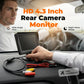 🖥️ Desktop Style Car Monitor | Portable HD Screen with Adjustable Stand