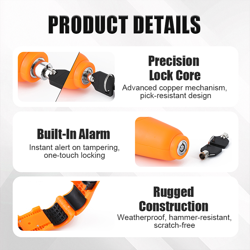 Universal Motorcycle Anti-Theft Handlebar Lock