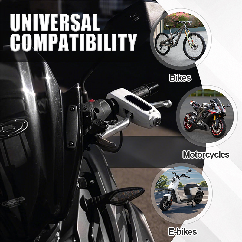 Universal Motorcycle Anti-Theft Handlebar Lock