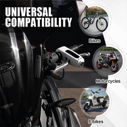 Universal Motorcycle Anti-Theft Handlebar Lock