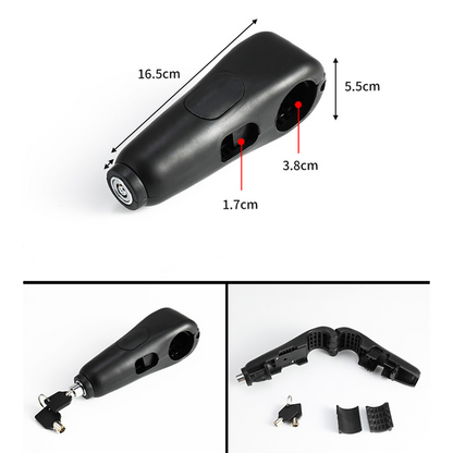 Universal Motorcycle Anti-Theft Handlebar Lock