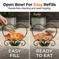 🌸 Floral Heart Bird Feeder for Outdoors | Vintage Style Hanging Wild Bird Feeding Station
