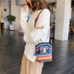 🌙 Bohemian Embroidered Tassel Crossbody Bag | Handcrafted Hippie Floral Purse