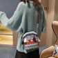 🌙 Bohemian Embroidered Tassel Crossbody Bag | Handcrafted Hippie Floral Purse