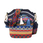 🌙 Bohemian Embroidered Tassel Crossbody Bag | Handcrafted Hippie Floral Purse