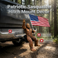 Sasquatch Peace Sign Hitch Mount Decor