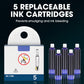 Quick-Dry Retractable Fountain Pen