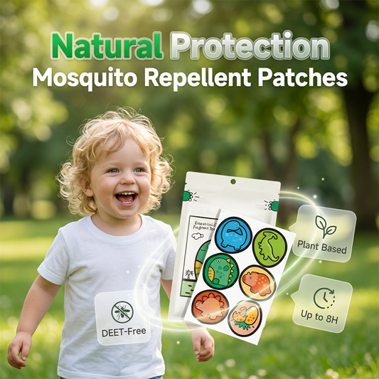 🌿 Portable Essential Oil Mosquito Repellent Patch | DEET-Free Natural Insect Repellent Stickers