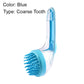 🐾 Pet Bath Brush with Long Handle & Shampoo Dispenser | No-Bend Scrubbing & Built-in Soap Control