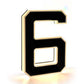 ☀️ Waterproof LED House Numbers for Outside | Solar-Powered Illuminated Address Sign