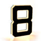 ☀️ Waterproof LED House Numbers for Outside | Solar-Powered Illuminated Address Sign