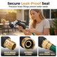 🔫 Heavy-Duty Metal Garden Hose Nozzle | Solid Brass & Zinc Sprayer for High-Pressure Watering