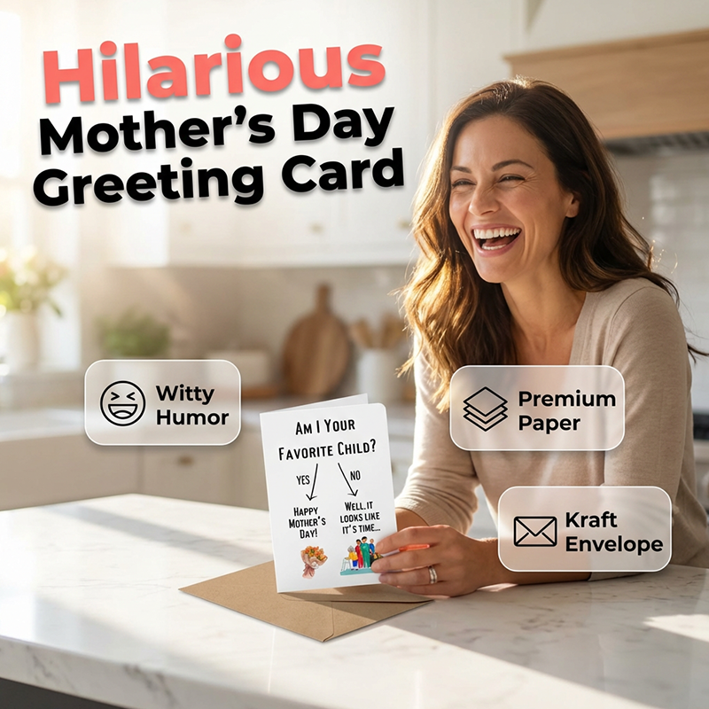 HOT SALE "Favorite Child" Mother's Day Card