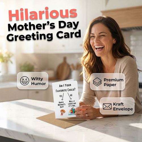 HOT SALE "Favorite Child" Mother's Day Card