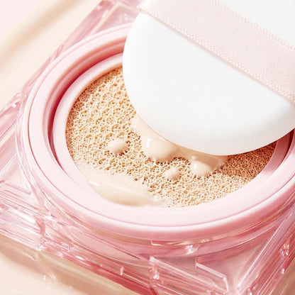Limited-time Discount！💎 Flawless Coverage Dewy Glow Cushion | Weightless Foundation for a Radiant, Filter-Like Finish