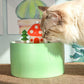 🍄 Mushroom-Shaped Ceramic Pet Water Fountain | Whimsical & Hygienic Flowing Water Bowl