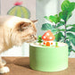 🍄 Mushroom-Shaped Ceramic Pet Water Fountain | Whimsical & Hygienic Flowing Water Bowl