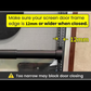 Aluminum RV Screen Door Handle Bar