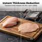 🥩 Durable and Efficient Meat Press Tool | Heavy-Duty Cast Iron Bacon & Steak